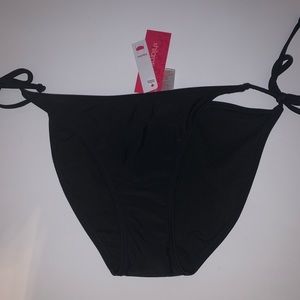 Black Tie Bathing Suit Bottoms